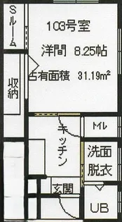 グランキューブ【1階】の間取り