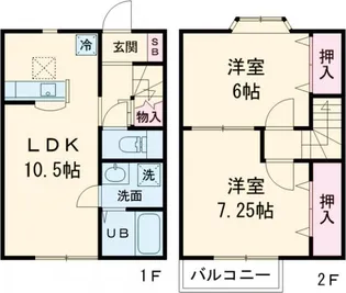 プライムガーデンA【1階】の間取り