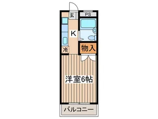 メゾンイースト【2階】の間取り