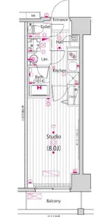 ガーラ新横浜グランドステージ【9階】の間取り