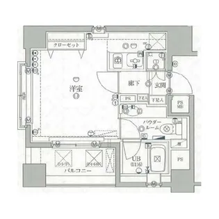 アクロス目黒【6階】の間取り