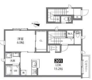 さくら【2階】の間取り