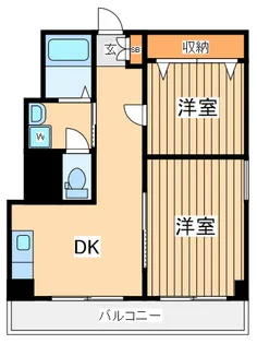 町田グリーンハイツ【5階】の間取り