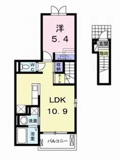 ビアンコ カンドーレ【2階】の間取り