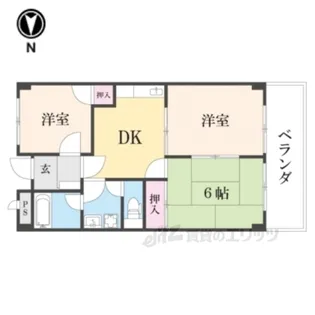 TwinAvenueB棟【4階】の間取り