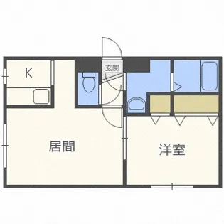 グランピア環状通東【3階】の間取り