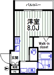 チッタカーサビアンカVI【2階】の間取り