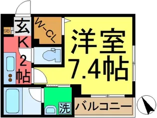 リヴィエール松島【2階】の間取り
