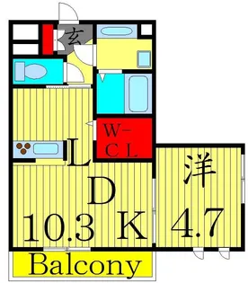 la・casa・felice【2階】の間取り