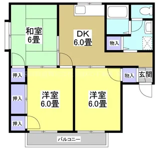 リヴェールB【2階】の間取り
