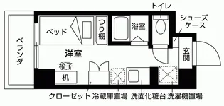 プライマルD三鷹【4階】の間取り
