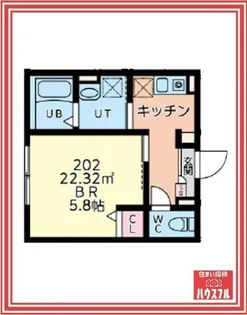 ル・カンフリエ柏中央【2階】の間取り