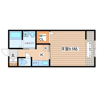 ソレアード愛宕【1階】の間取り