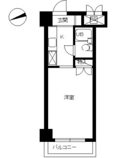 スカイコート八王子【3階】の間取り