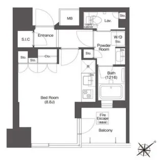 コンフォリア新中野【3階】の間取り