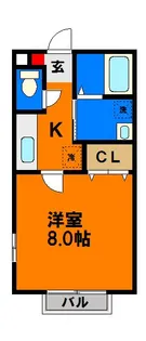 エクセル8【1階】の間取り