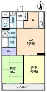 薬円台ガーデンタウン【1階】の間取り