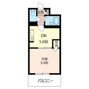 アービス柳前【1階】の間取り
