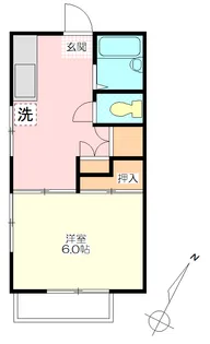 第7サンコーポ【2階】の間取り