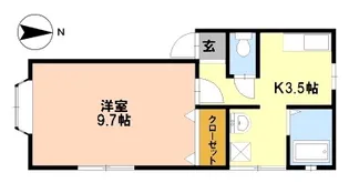 Dream Chateau(ドリームシャトー)B棟【1階】の間取り