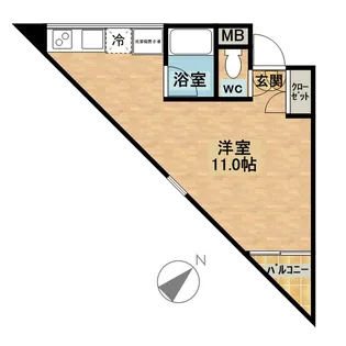 TENJINYAMA-COMMON(天神山コモン)【3階】の間取り