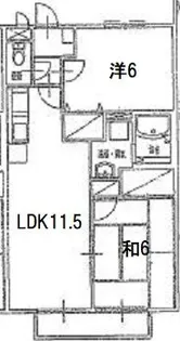 メゾンショコラ【1階】の間取り