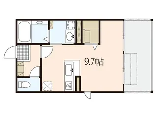 BLOSSOM東雲【2階】の間取り