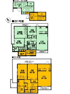 Bliss Aoyama【3階】の間取り