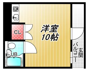 イヌイマンション【2階】の間取り