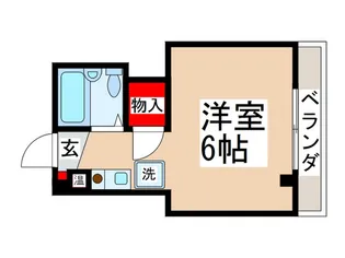 西国立ロイヤル橋本【2階】の間取り