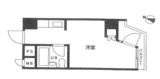 パレ・ドール乃木坂【4階】の間取り