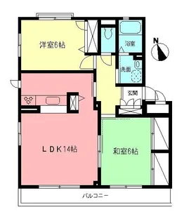 エクレール智【2階】の間取り