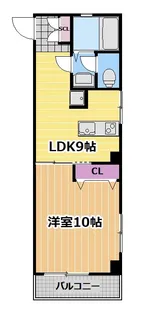 グリーンビル【3階】の間取り