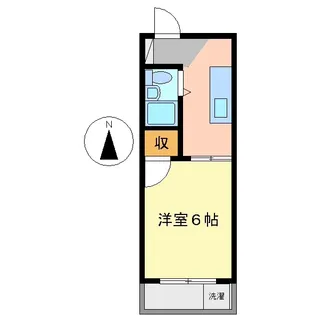 ヴェール西早稲田【1階】の間取り