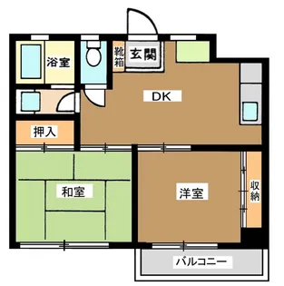 コーポラス加藤【2階】の間取り