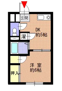 アンテルナ富水1【2階】の間取り
