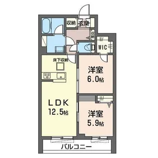 リンデンバウム【2階】の間取り