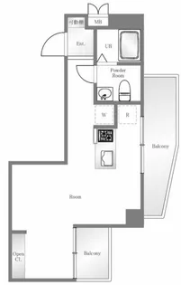 シルバープラザ白山【9階】の間取り