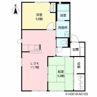 VEGAS1【1階】の間取り