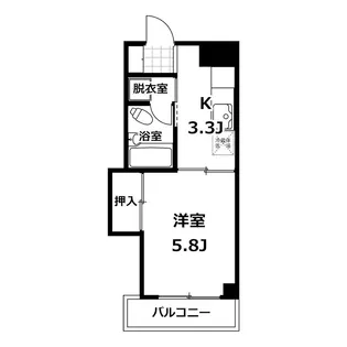 小川マンション【3階】の間取り