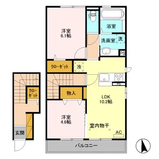 Soleil(ソレイユ)【2階】の間取り