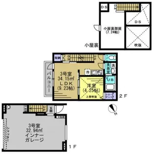 グランデュールDの間取り