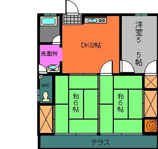 佐藤コーポラス 1棟【3階】の間取り