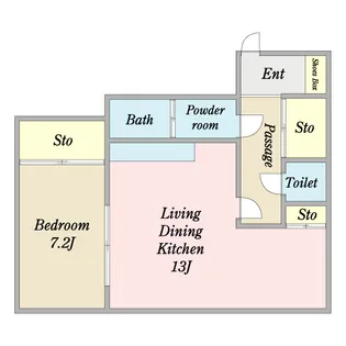 エスポワール行徳No.1【1階】の間取り