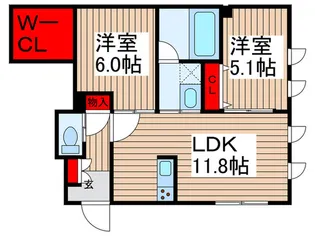Ecrasie【1階】の間取り
