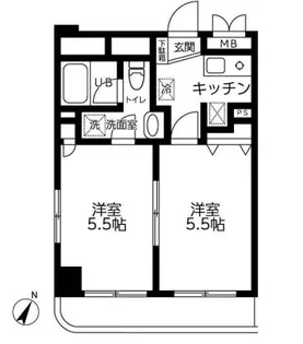 サロン・ボン・グゥ【2階】の間取り