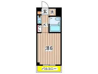 ベルテックス日吉【1階】の間取り