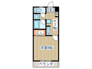 サンパレス若林の間取り