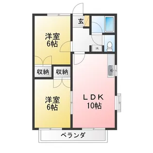 アゼリア文京【2階】の間取り