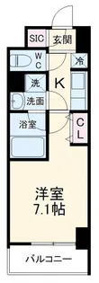meLiV岐阜駅前【8階】の間取り